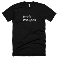 Track Weapon Tee (in black)